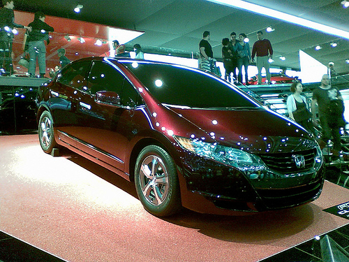 Honda hydrogen powered fcx fuel cell car #2