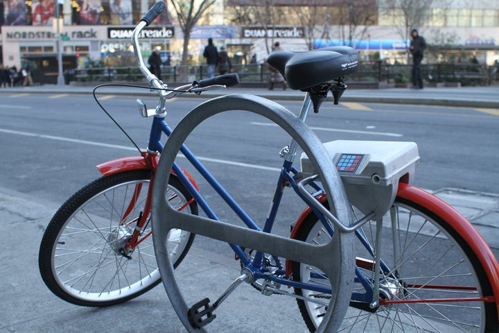 SoBi Bikes in New York City. Credit: The Social Bicycle System.
