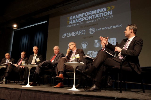 Transforming Transportation 2013 hosted policymakers and transport experts. Photo by Aaron Minnick/EMBARQ.