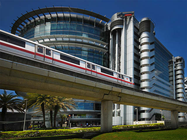 Singapore Mass Rapid Transit system (MRT). By williamcho. 