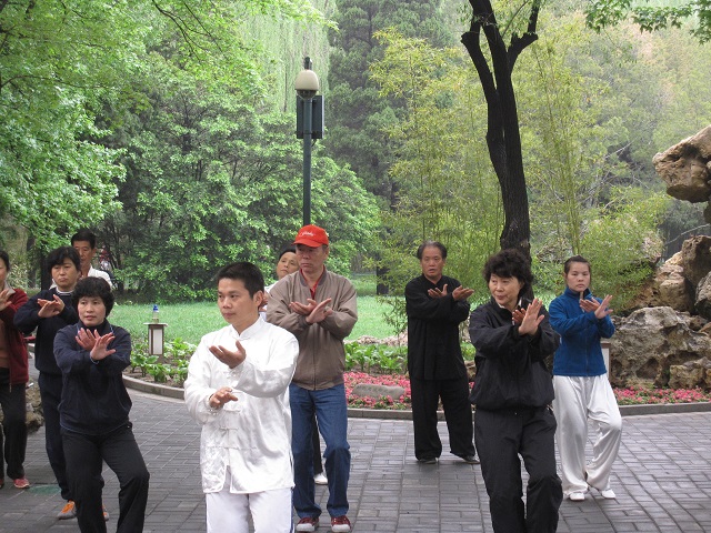 Public dancing in Beijing
