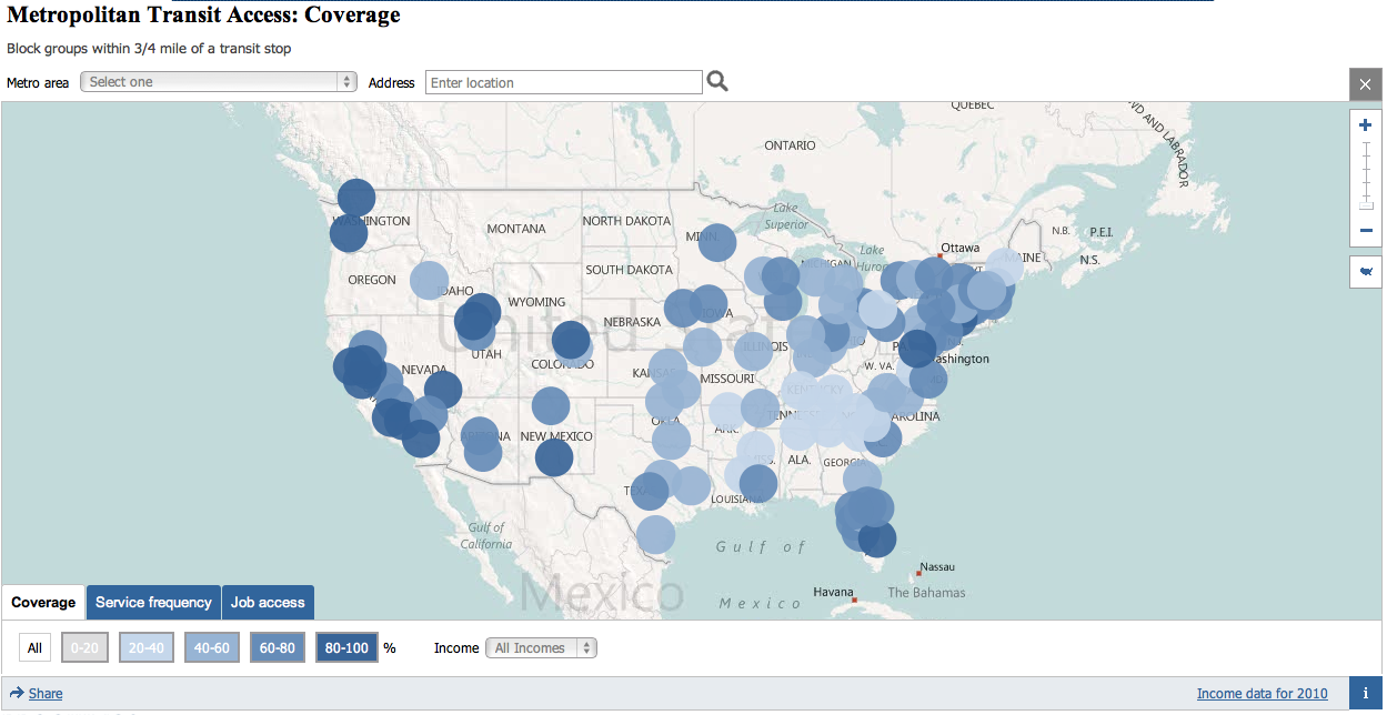 Brookings Institution: Transit and Jobs in Metropolitan America —TheCityFix