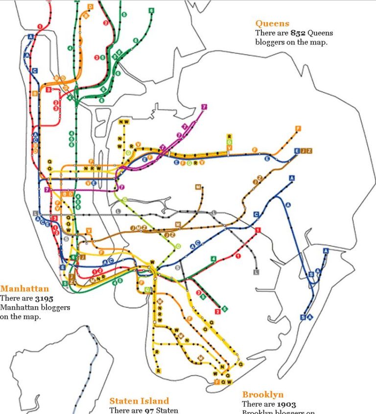 Friday Fun: Mapping Bloggers and Public Transportation | TheCityFix