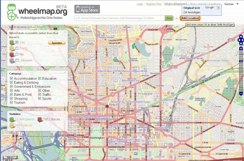 Wheelchair Access Via Open Source Mapping | TheCityFix