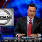 Stephen Colbert Mocks Nissan LEAF's "Wave" Campaign