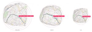 Distorted Maps Visualize Congestion and Pollution