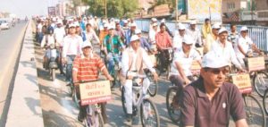 Bicycle Rally Rolls Out for Madhya Pradesh Foundation Day