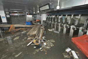 The NYC Subway suffered immense damage in the wake of Hurricane Sandy.