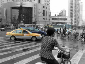 The future of China in transport is not through more cars. Photo by Ol.v!er [H2vPk].