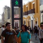 A transformation on calle Mercaderes, Arequipa