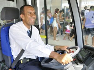 TransOeste BRT driver