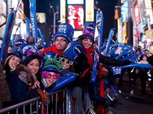 New Year's Eve celebration in Times Square. Photo by Anthony Quintano/Flickr.