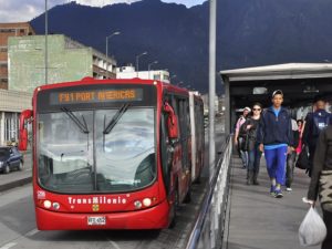 TransMilenio BRT in Bogotá, Colombia. Photo by Mariana Gil/EMBARQ Brazil.