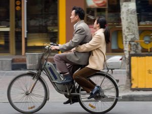 Shanghai is one of China's many cities which has seen the proliferation of bottom-up innovations, such as e-bikes, to tackle the problem of urban transport. Photo by 2 dogs/Flickr.