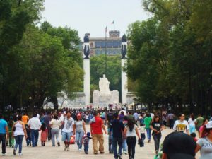 Mexico City's Chapultepec Park attracts both residents and tourists to its pedestrian-friendly thoroughfares. Photo by Austin TX/Flickr.