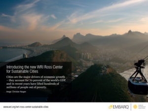 Introducing the WRI Ross Center for Sustainable Cities. Photo by Christian Haugen.