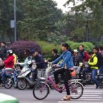 The rise of electric bikes in China necessitates infrastructure and policy shifts to ensure safety for all road users. Photo by Maciej Hrynczyszyn/Flickr.