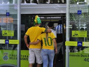 Although Brazil has taken criticism for World Cup infrastructure investments, examples like Belo Horizonte's MOVE bus rapid transit (BRT) system show how a project can serve visitors and also provide lasting impacts for the people of Brazil. Photo by Mariana Gil/EMBARQ Brazil.