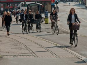 Do you enjoy your commute? Innovative bike infrastructure can make cycling a fast, fun transport option. Photo by Justin Swan/Flickr.