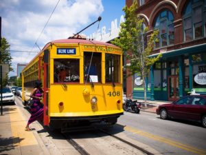 Streetcars are one of multiple public transport options for cities to consider when investing in sustainable urban mobility. Photo by Sean Davis/Flickr.