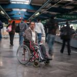 Citizens and planners should respect the mobility of handicapped persons by ensuring that infrastructure is accessible to all. Photo by Eneas De Troya/Flickr.