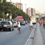 Pedestrians face daily risk at Avenida Vieira Souto in Ipanema, Rio de Janeiro. Photo by Mariana Gil/EMBARQ Brazil.