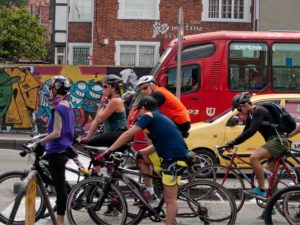 2015 car free day Bogota Colombia