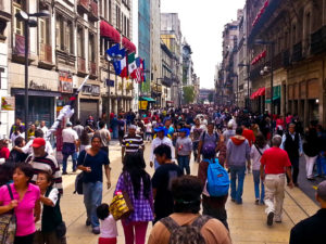 Mexico City's pedestrian-friendly historic downtown