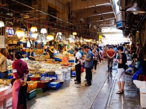 Food waste in Seoul, South Korea