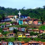 A Brazilian slum, or favela, and a cross. Pope Francis's Encyclium addresses urban poverty and inequality as well as climate change. Chico Ferreira/Flickr