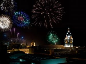 New Year's Eve in Cartagena, Colombia